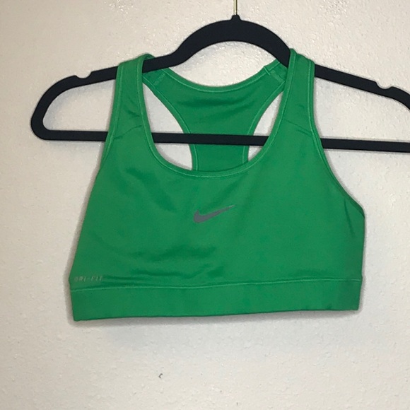 Green Nike Sports Bra